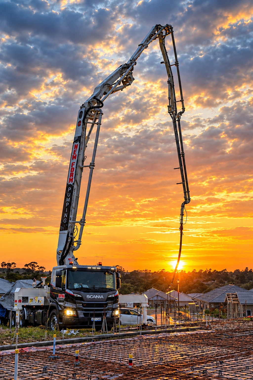 Pump truck photo